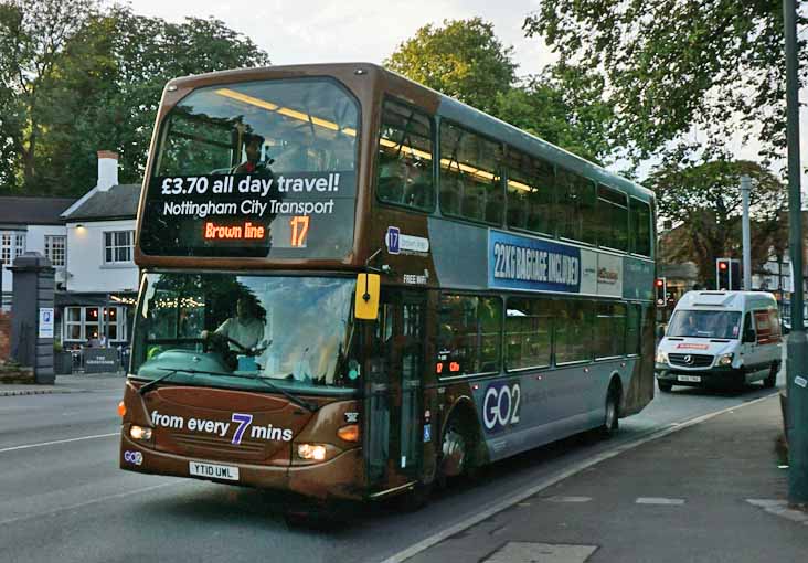 Nottingham Scania N230UD Optare 982